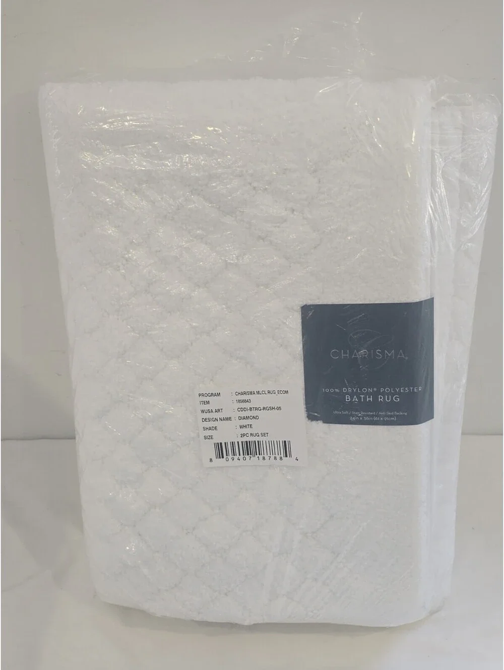 Charisma Drylon Medallion Bath Rugs, 2-pack *FREE SHIPPING*